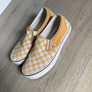 Yellow Vans shoes for sale, there in great condition.